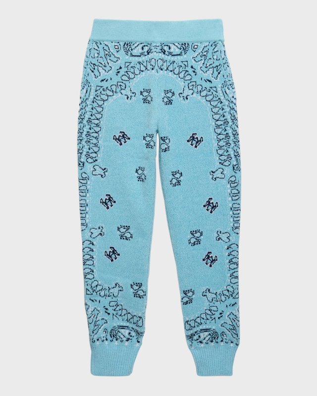 Kid's Bandana Sweatpants, Size 4-12